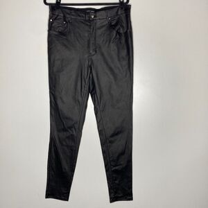 Fashion Nova Faux Leather High Waist Slim Pants Women's Size 14 Plus